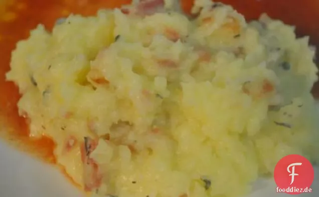 Speck und Salbei Kartoffelpüree