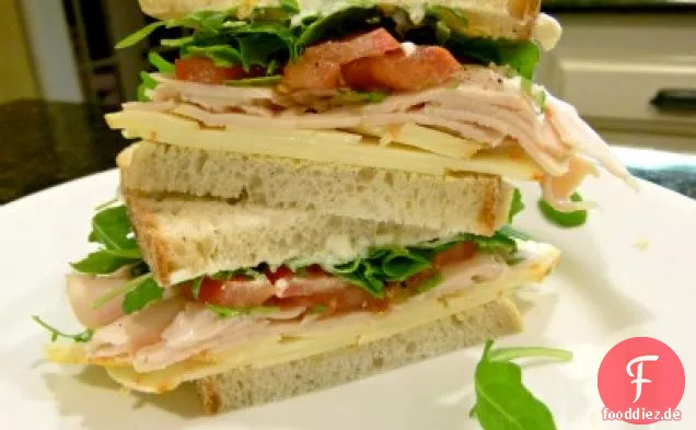 Huhn-Salat-Sandwich