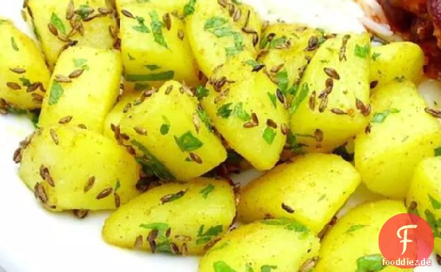 Indische Kümmel Kartoffeln ( Jeera Aloo)