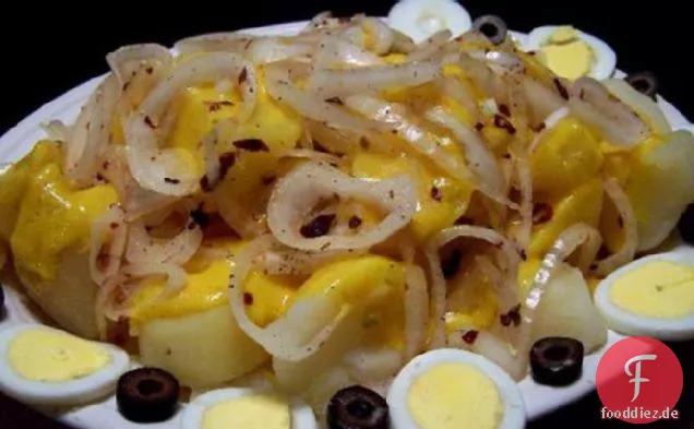 Mexikanische Kartoffeln mit Käsesauce