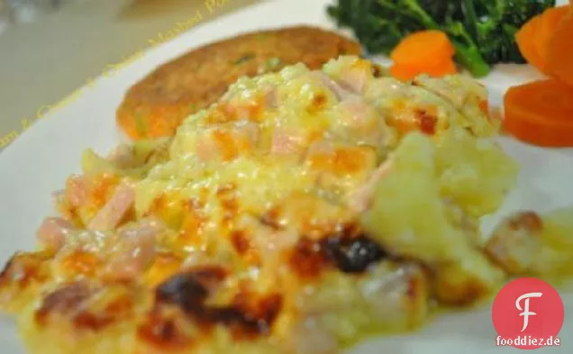 Schinken & Käse & Zwiebel Kartoffelpüree