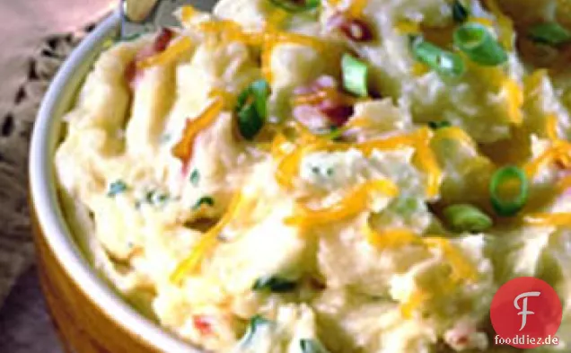 Cremige käsige Kartoffelpüree
