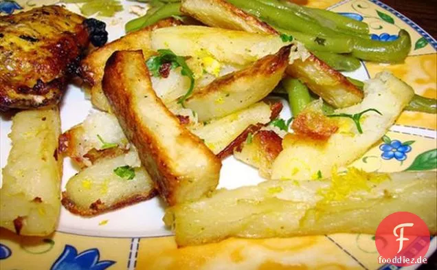 Ofen gebackene Pommes Frites