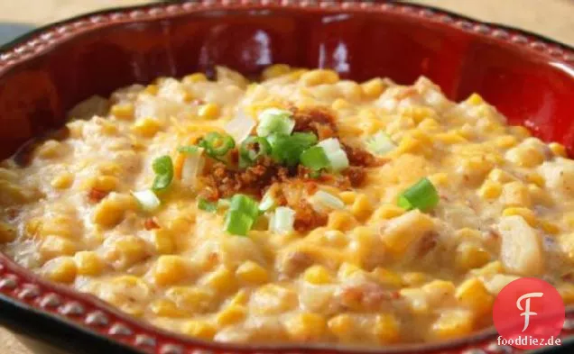 Einfache Kartoffel und Mais Chowder - Crock Pot