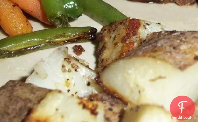BBQ / Ofen gewürzte Parmesankartoffeln