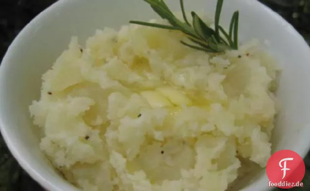 Einfache Knoblauch-Kartoffelpüree