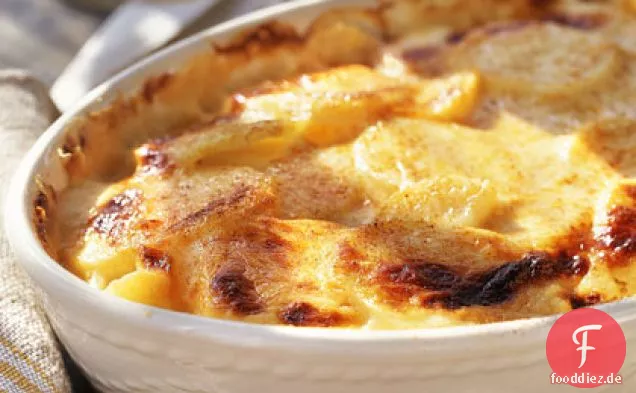 Cremige Zwei-Käse-Kartoffeln-Gratin