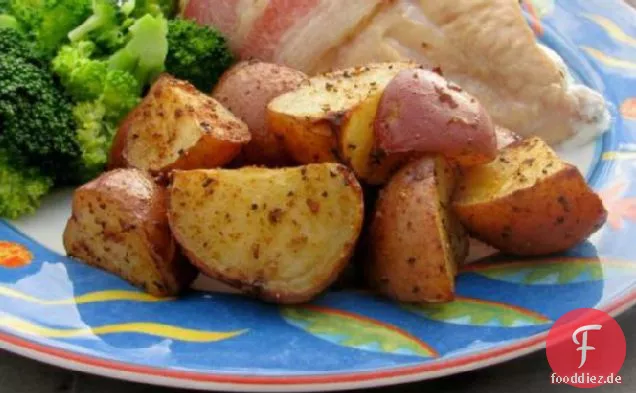 Kona K's ofengebackene Knoblauch-Babykartoffeln
