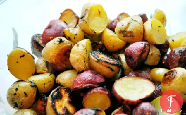 Griechische Zitronen-Thymian-Kartoffeln