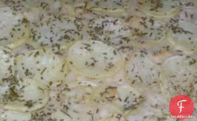 Einfache Kartoffel-Rosmarin-Focaccia