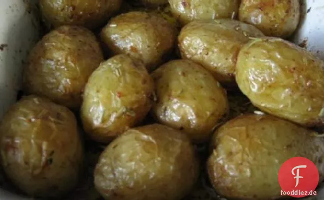 Rosmarin Knoblauch Gebratene Kartoffeln