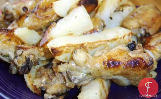 Würzige italienische Kartoffeln
