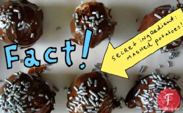 Cakespy: Schokoladenüberzogene Kartoffelküsse