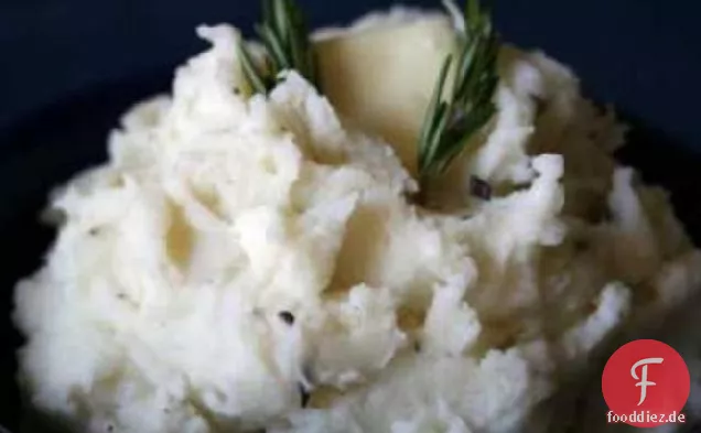Blauschimmelkäse und Rosmarin Kartoffelpüree