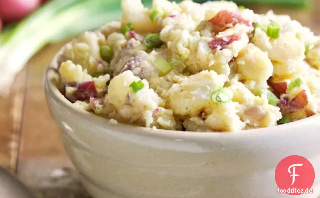 Kartoffelsalat zerschlagen