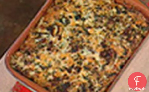 Überbackene Kartoffeln mit sonnengetrocknetem Tomatenpesto