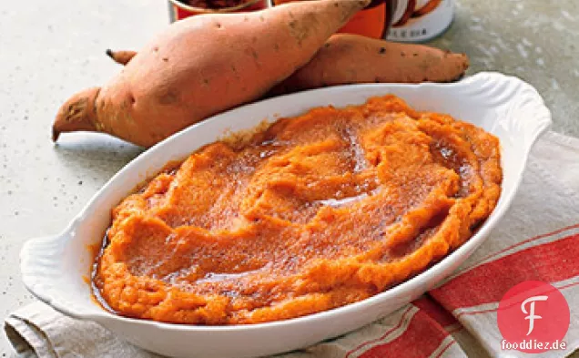 Pürierte rote Curry-Süßkartoffeln