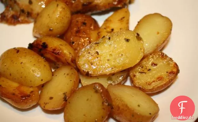 Soja-überbackene Kartoffeln