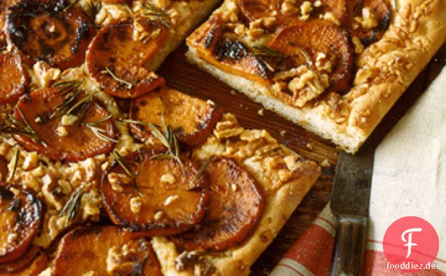 Karamellisierte Süßkartoffel-Focaccia