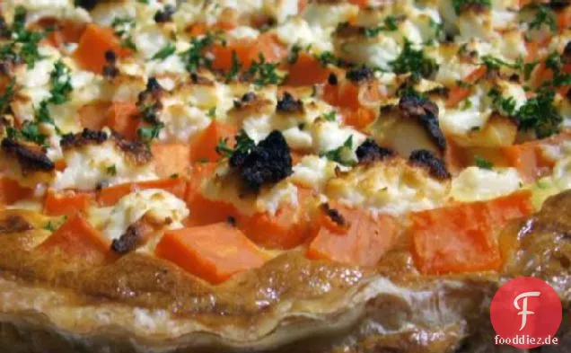 Karamellisierte Zwiebeltarte