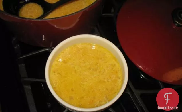 Süßkartoffelsuppe mit Mascarpone