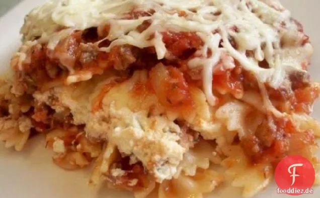 Lasagne Stil Fliege Pasta