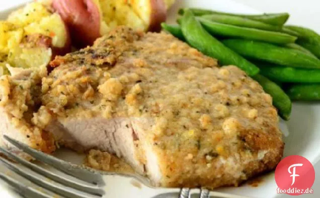 Ofen gebratene Schweinekoteletts