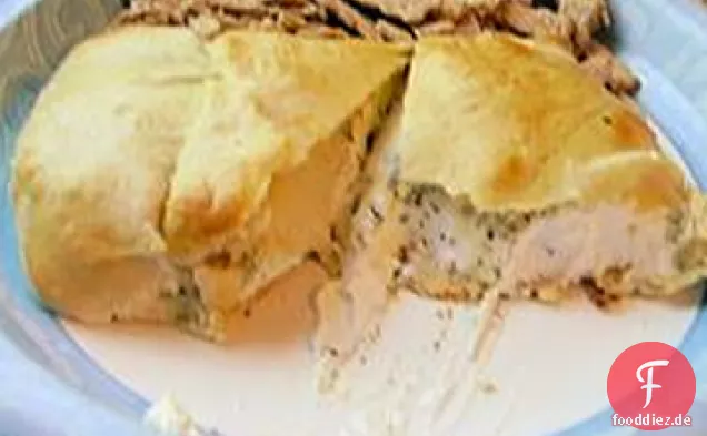 Gebackene Frischkäse-Vorspeise