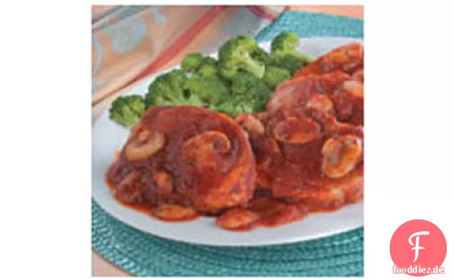 Schweinekoteletts mit Pilzen