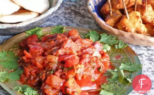 Indische gewürzte Tomatensalsa