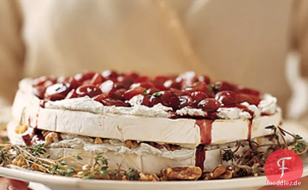 Brie und Walnusskuchen
