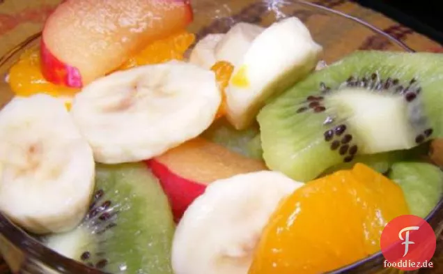 Einfacher frischer Obstsalat