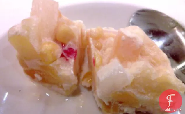 Gefrorener Obstsalat Dessert