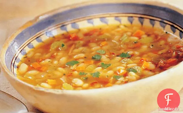 Große nördliche Bohnensuppe