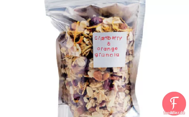 Cranberry und Orange Müsli