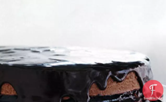 Sauerkirsche Schokoladenmousse Kuchen