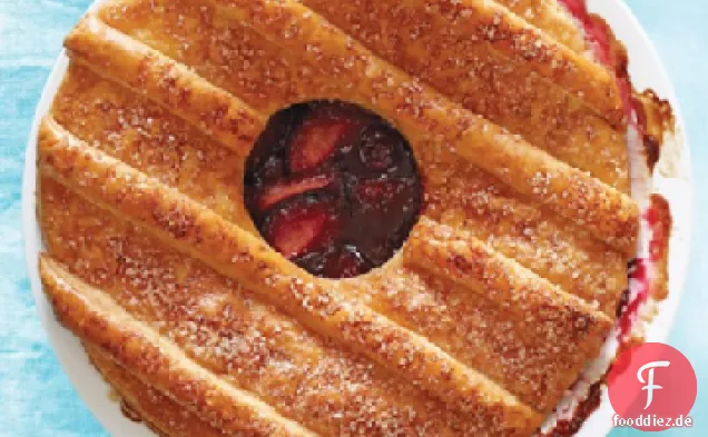 Pflaume-Brombeere Potpie