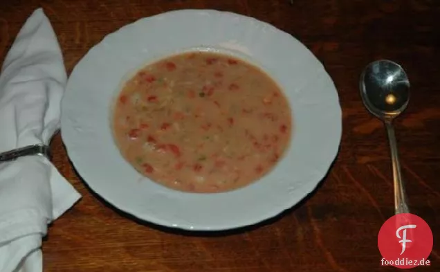 Rote und Weiße Muschel Chowder
