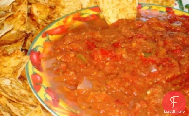 Gebratene Tomatensalsa