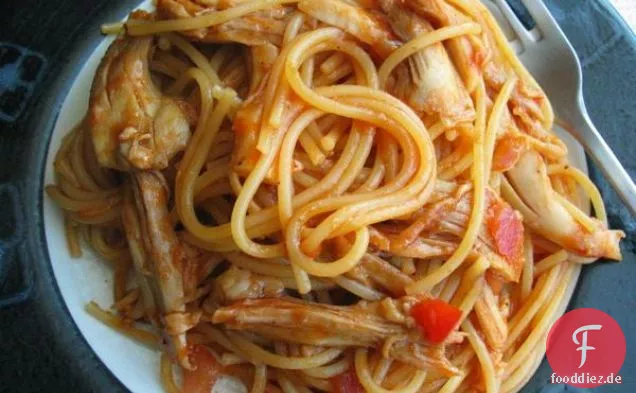 Süßes Schweinefleisch mit Äpfeln und Pflaumen (Slow Cooker)