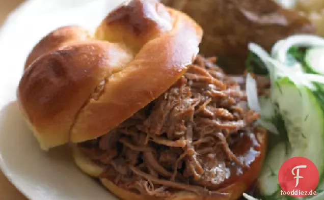 Südliche Pulled-Pork-Sandwiches