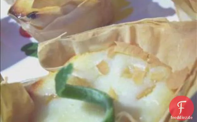 Zwei Biss Aprikose Käsekuchen