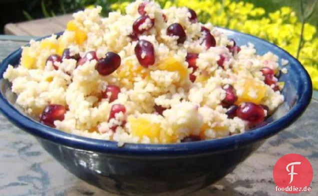 Couscous und Granatapfelsalat