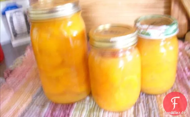 Dosen Aprikosen mit Orangen-Ananas-Sirup