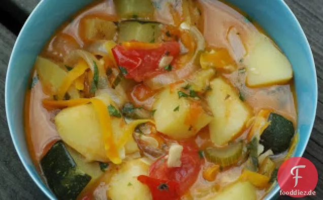 Thailändisches rotes Curry mit Gemüse