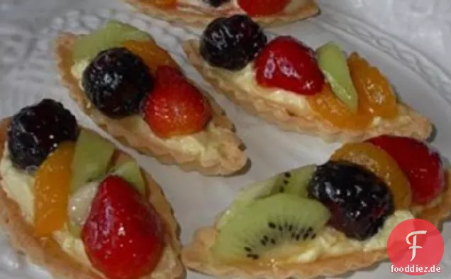Italienische frische Früchtetarte