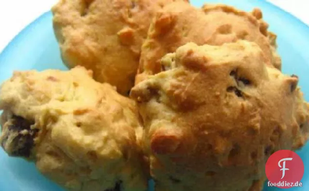 Glutenfrei / Milchfrei Hirse Obst Scones