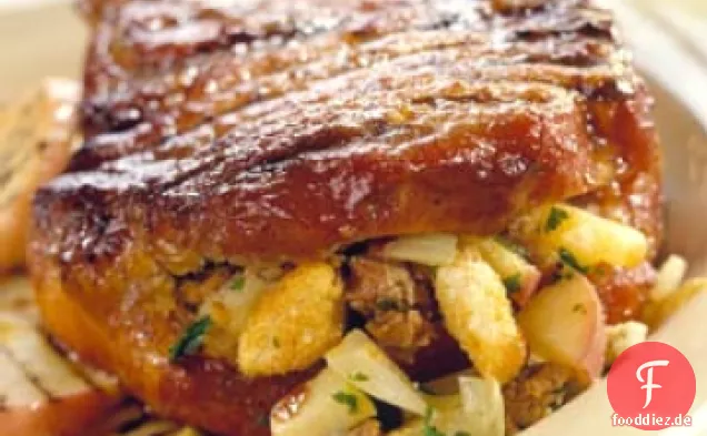 Obst Gefüllte Schweinebraten