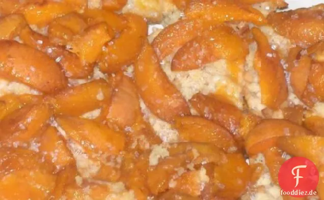 Aprikosen-Crumble-Quadrate