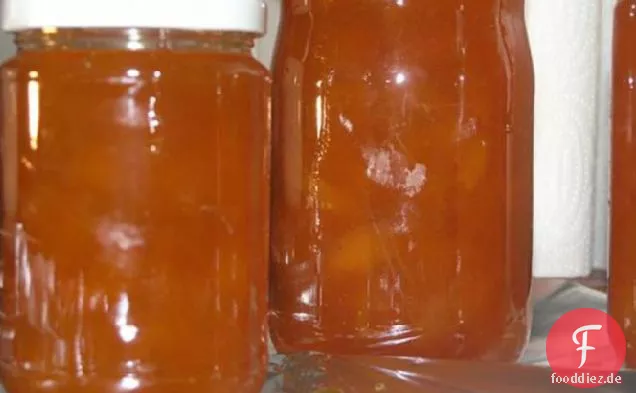 Hausgemachte Aprikosenmarmelade